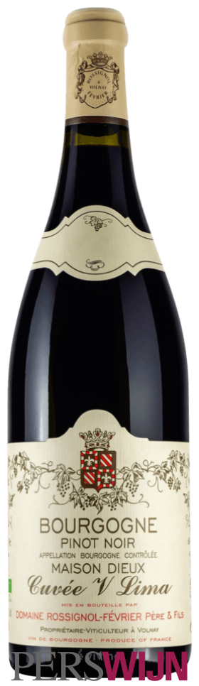 Domaine Rossignol-Février Père & Fils Maison Deux Cuvée V Lima Bourgogne Pinot Noir 2022