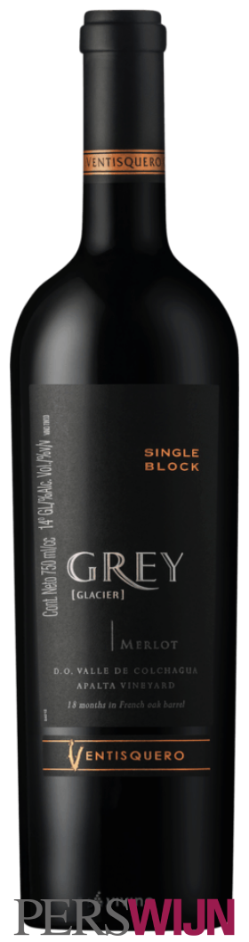 Ventisquero Grey (Glacier) Single Block Merlot 2021 Colchagua Valley Apalta