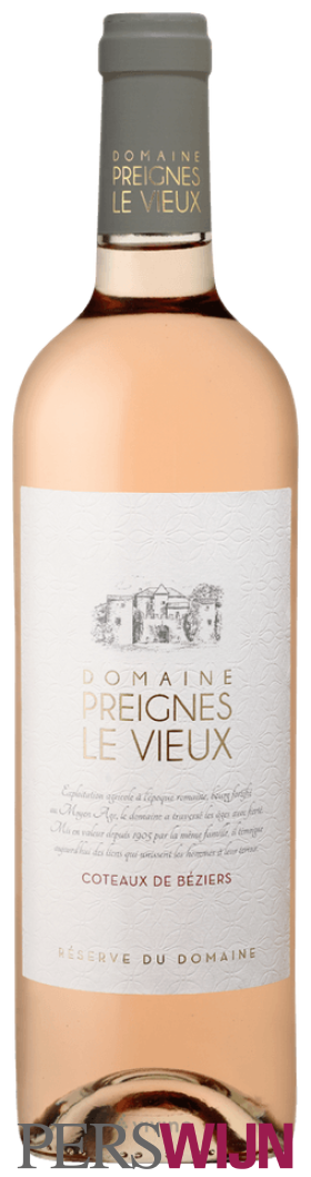 Domaine Preignes le Vieux – Maison Robert Vic Réserve du Domaine Coteaux de Béziers Rosé 2024 Languedoc-Roussillon Coteaux de Beziers IGP