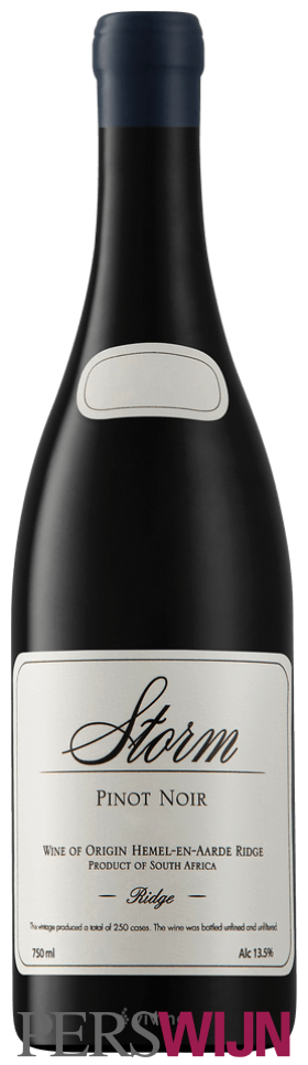 Storm Ridge Pinot noir 2021 Western Cape Cape South Coast
