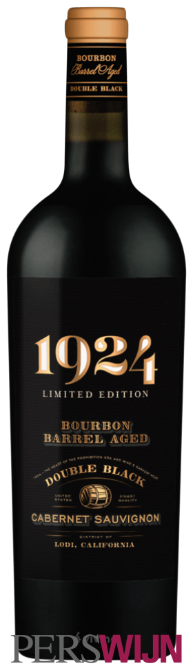 1924 Wines Double Black Bourbon Barrel Aged Cabernet Sauvignon (Limited Edition) 2022 California Central Valley