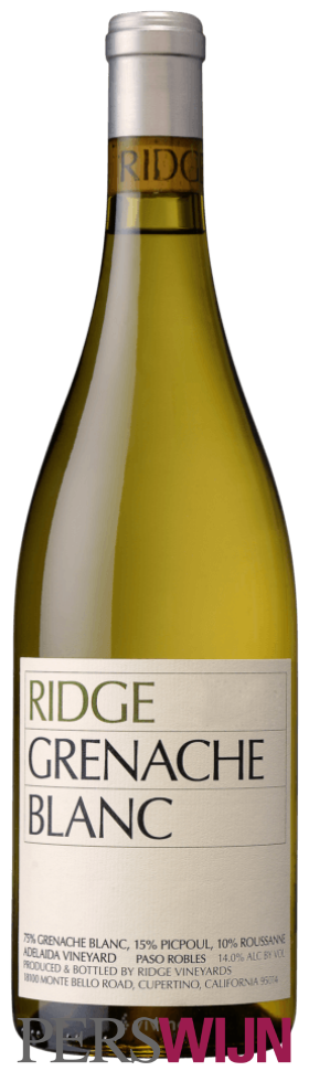Ridge Vineyards Grenache Blanc 2023 California Central Coast