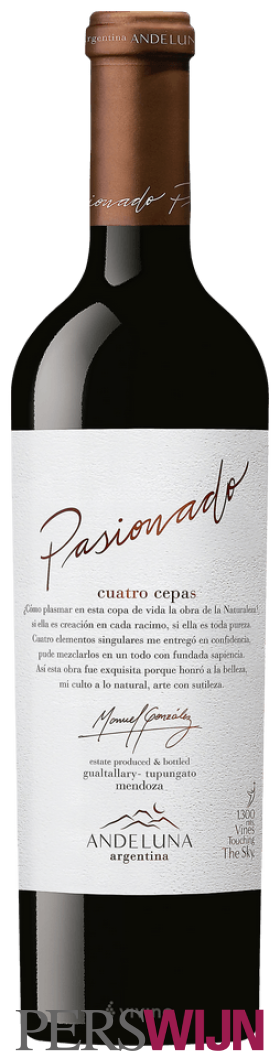 Andeluna Pasionado Cuatro Cepas 2019 Mendoza Uco Valley