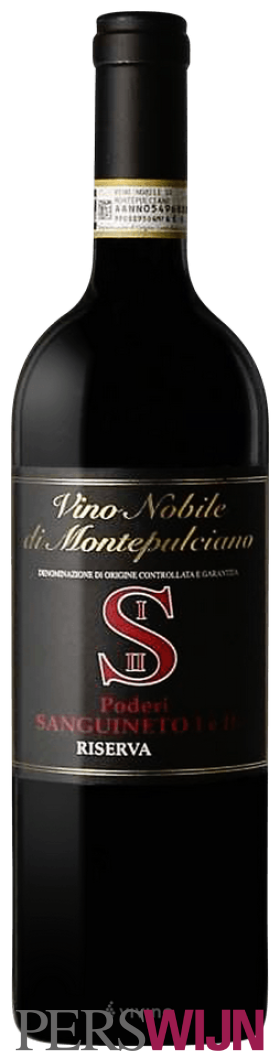 Poderi Sanguineto I e II Vino Nobile di Montepulciano Riserva 2021 Toscana Vino Nobile di Montepulciano