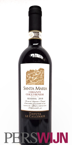 Tenuta Le Calcinaie Santa Maria Riserva Chianti Colli Senesi 2018 Toscana Chianti