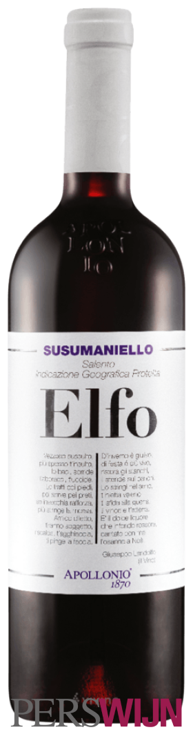 Apollonio Elfo Susumaniello Salento 2024 Puglia