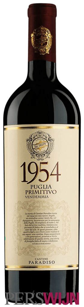 Cantine Paradiso 1954 Primitivo Puglia 2022 Puglia