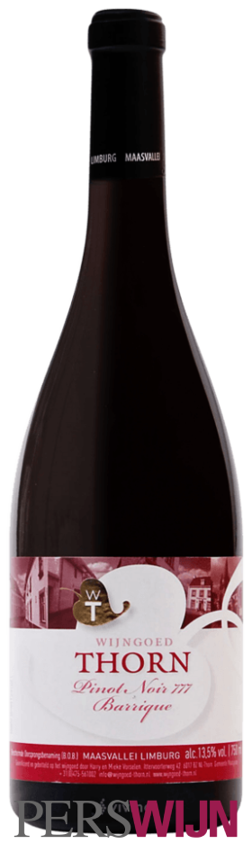Wijngoed Thorn Pinot Noir 777 Barrique 2023 Limburg