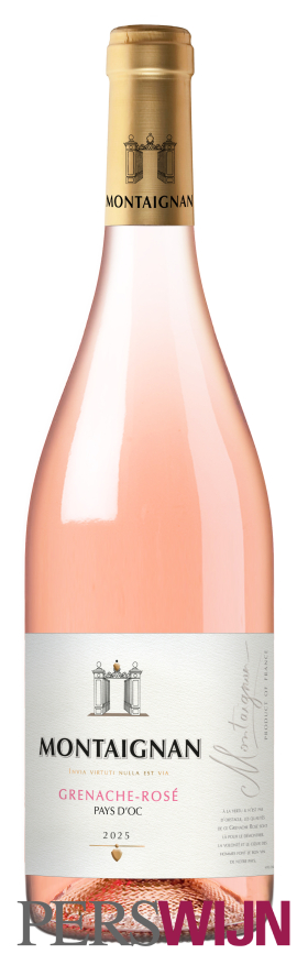 Montaignan Grenache Rosé 2025 Languedoc-Roussillon Pays d’Oc IGP