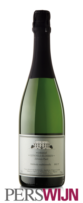 Wijnkasteel Genoels Elderen Zilveren Parel Brut 2017 Vlaamse mousserende kwaliteitswijn Extra Brut