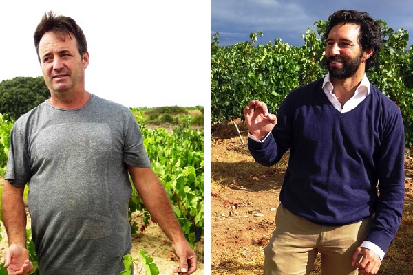 Jesus Lazaro en Antonio Diez Martin (Bodegas Martin Berdugo)